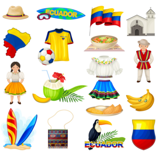 Ecuador Sticker Sheet