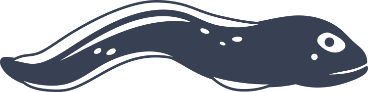 Eel With Freckles Sticker