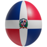 Egg Dominican Republic Sticker