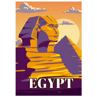 Egypt Sphinx Travel Sticker