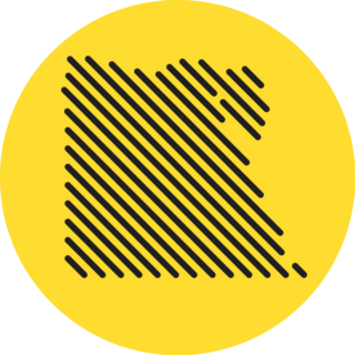 Egypt Tech Digital Logo Map On Yellow Sticker