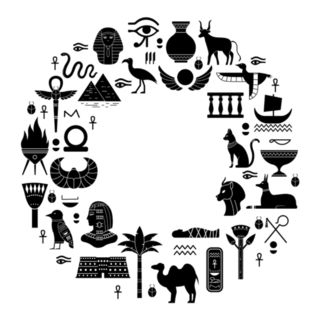 Egyptian Ancient Symbols Sticker