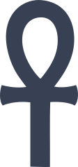 Egyptian Ankh Sticker