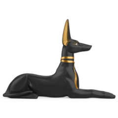 Egyptian Anubis Statue Sticker