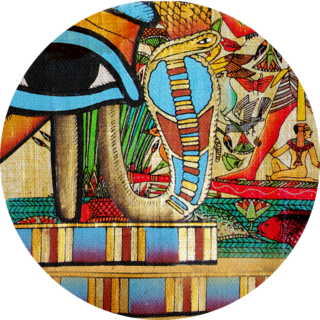Egyptian Style Abstraction Sticker