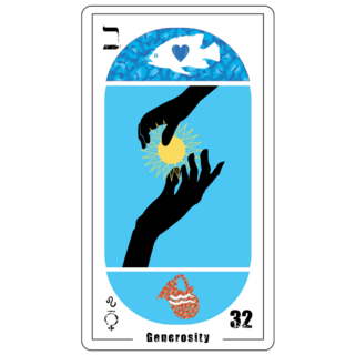 Egyptian Tarot Card Number Thirty-two Sticker