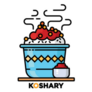 Egyptian Traditional Koshari Dish With Salsa Sticker