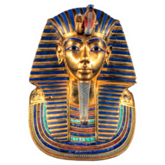Egyptian Tutankhamuns Burial Mask Sticker