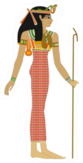 Egyptian Woman Sticker