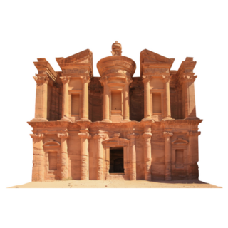 El Deir Ancient City Of Petra Jordan Sticker 
