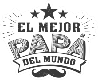 El Mejor Papa Del Mundo Sticker