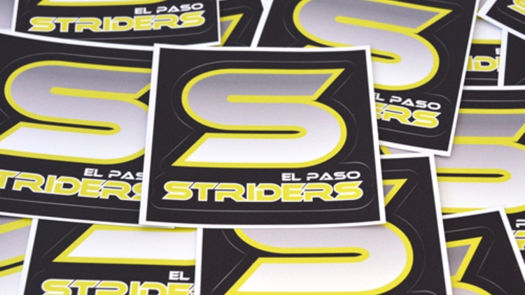 El Paso Striders Custom Die-Cut Stickers
