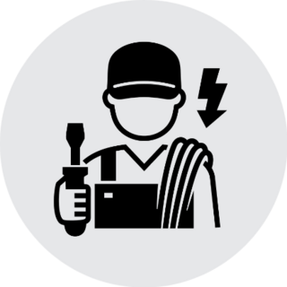 Electrician Technician Engineer Avatar Sticker