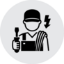Electrician Technician Engineer Avatar Sticker