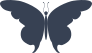 Elegant Butterfly Silhouette Sticker