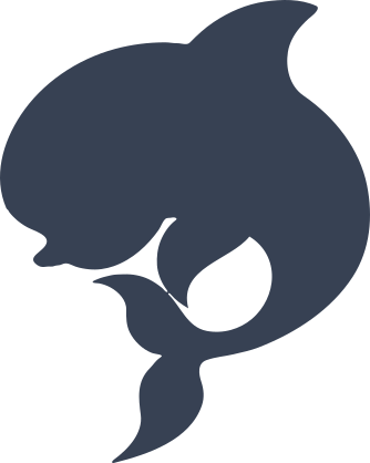 Elegant Dolphin Sticker