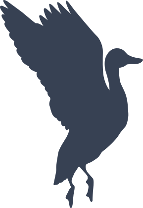 Elegant Duck Sticker