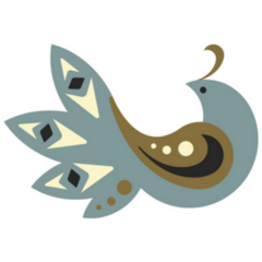 Elegant Partridge With Wing Tail Sticker