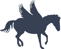 Elegant Pegasus Sticker