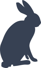 Elegant Rabbit Sticker