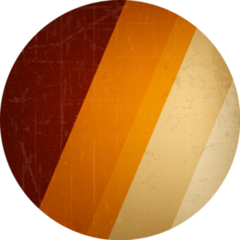 Elegant Vintage 1950s Theme Abstract Pattern Sticker