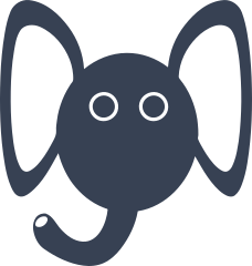 Elephant Face Sticker