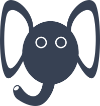 Elephant Face Sticker