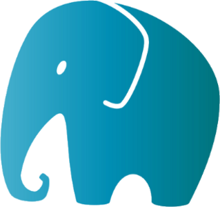 Elephant Icon Sticker