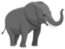 Elephant Illustration Sticker