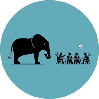 Elephant In The Room Sticker