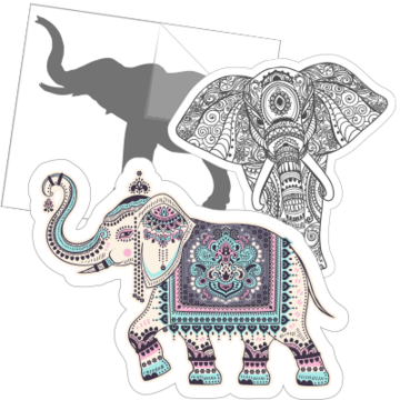 Elephant Stickers & Decals