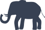 Elephant Wlaking Sticker