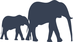 Elephants Sticker
