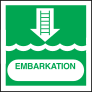 Embarkation Sign Sticker