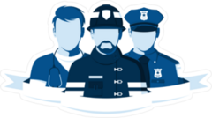 Emblem Of Rescue Team Sticker