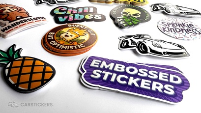 Embossed Stickers Blog Update