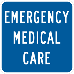 Emergency Medical Care Sticker
