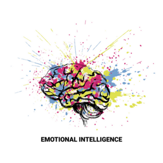 Emotional Intellect Bright Brain Sticker