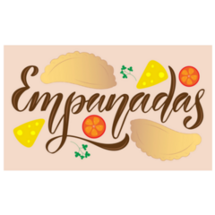 Empanadas Text In Spanish Style Sticker