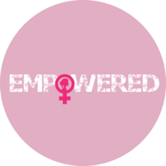 Empowered Female Sign Sticker