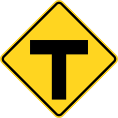 End Of Street Right Or Left Sticker