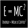 Energy = Milk and Coffee Sticker