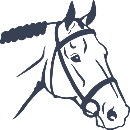 English Horse Head Sticker