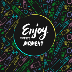 Enjoy Every Moment Vape Sticker