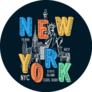 Enjoy New York Theme Sticker