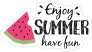 Enjoy Summer Have Fun Sticker