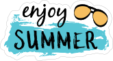 Enjoy Summer Sticker