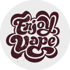 Enjoy Vape Vintage Sticker