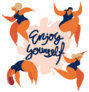 Enjoy Yourself Gymnastics Sticker
