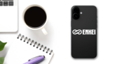 Enkei Sticker on a Phone (New) example